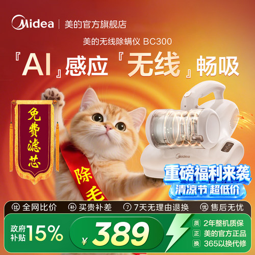 无线吸力强劲拍打双静电刷除毛