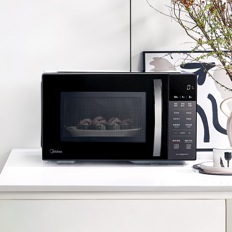 美的变频微波炉家用小型迷你20L一级能效实用官方正品PM23T3