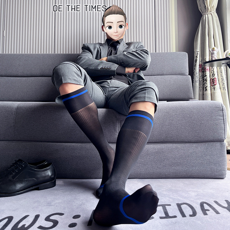 男士正装商务长筒丝袜绅士