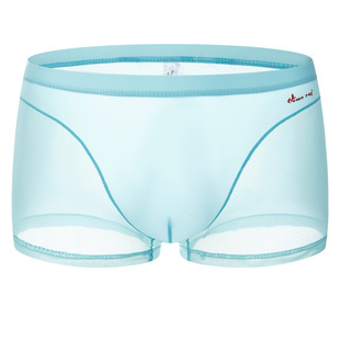 舒适感平角裤 拼接薄冰丝男式 男士 裸感舒适