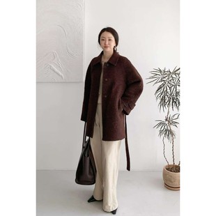 九1021韩国东大门大衣区AFTERGLOW-8675741学院通勤档口纯色街头