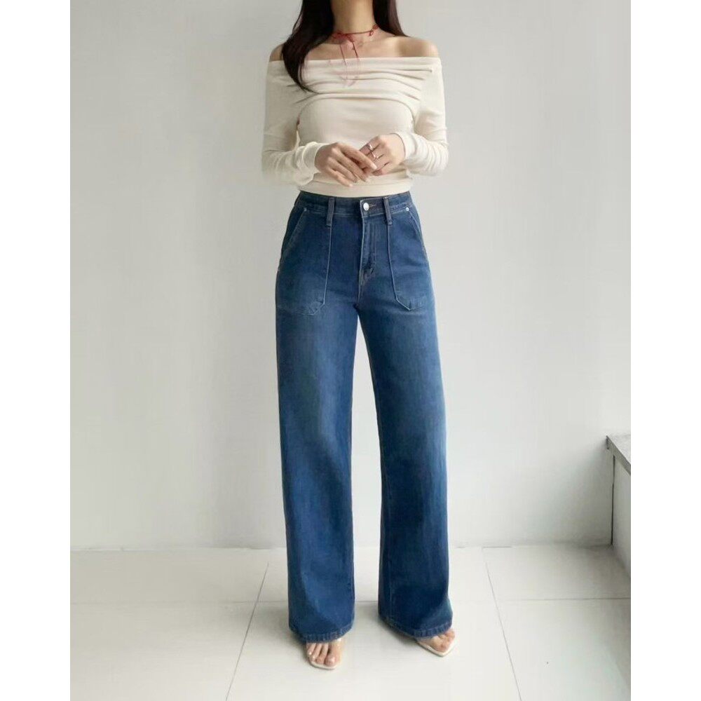 九0731韩国东大门运动牛仔裤区HowLuk-8597892街头韩版高档可爱