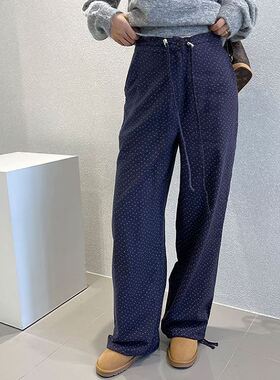 六1213韩国正品10734 休闲裤区简约甜美流行秋冬优雅韩版独特可爱