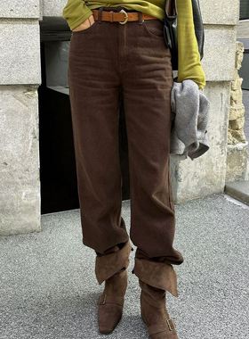 六1213韩国正品the-mood-26865 裤子区秋季高端通勤新潮纯色别致