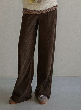 六1213韩国正品dodry-40362 裤子区百搭直邮经典人气简洁冬季复古