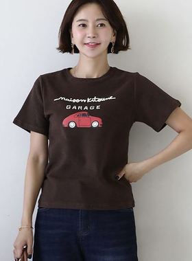 六1213韩国正品lemite-64578 T恤区休闲学院直邮清新人气街头秋季