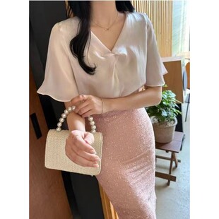 8753219浪漫正品 原宿休闲百搭直邮 区OPN 九0322韩国东大门衬衫