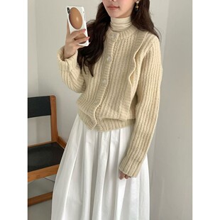 九1021韩国东大门毛衣区egg-8676118人气独特秋季清新通勤浪漫