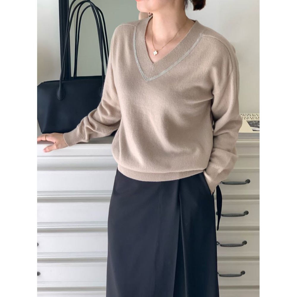 九1102韩国东大门毛衣区AFTERGLOW-8687178洋气通勤风格纯色流行