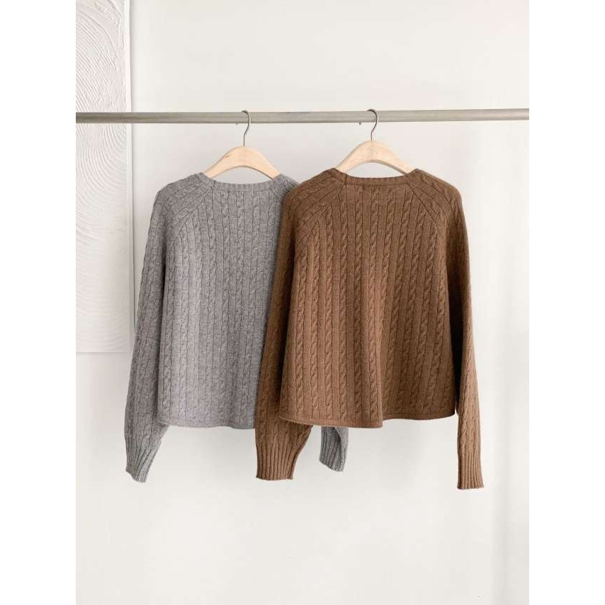 九1021韩国东大门毛衣区AFTERGLOW-8675733百搭可爱知性冬季简洁