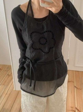 九1021韩国东大门背心区softness-8675017秋冬洋气韩版优雅可爱