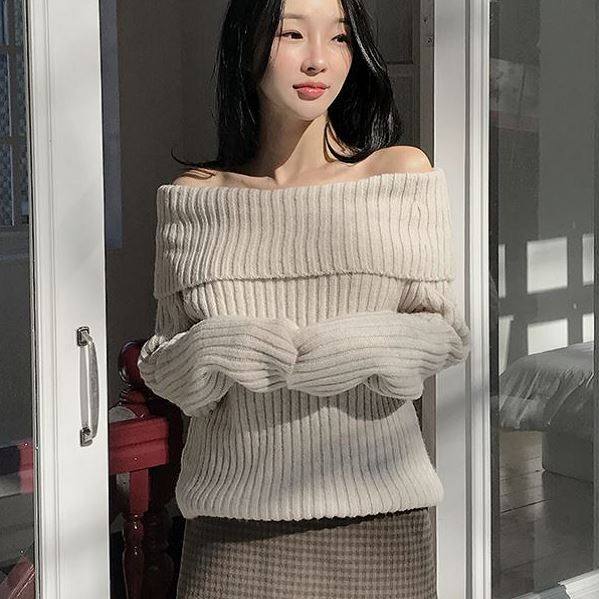 六1213韩国正品eea0875cdd12 针织衫区洋气直邮简约甜美流行秋冬