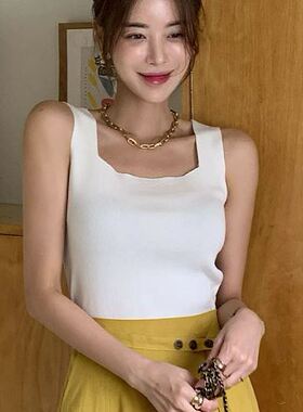 六0821韩国正品the-mood-26139 背心区风格纯色魅力正品端庄夏款