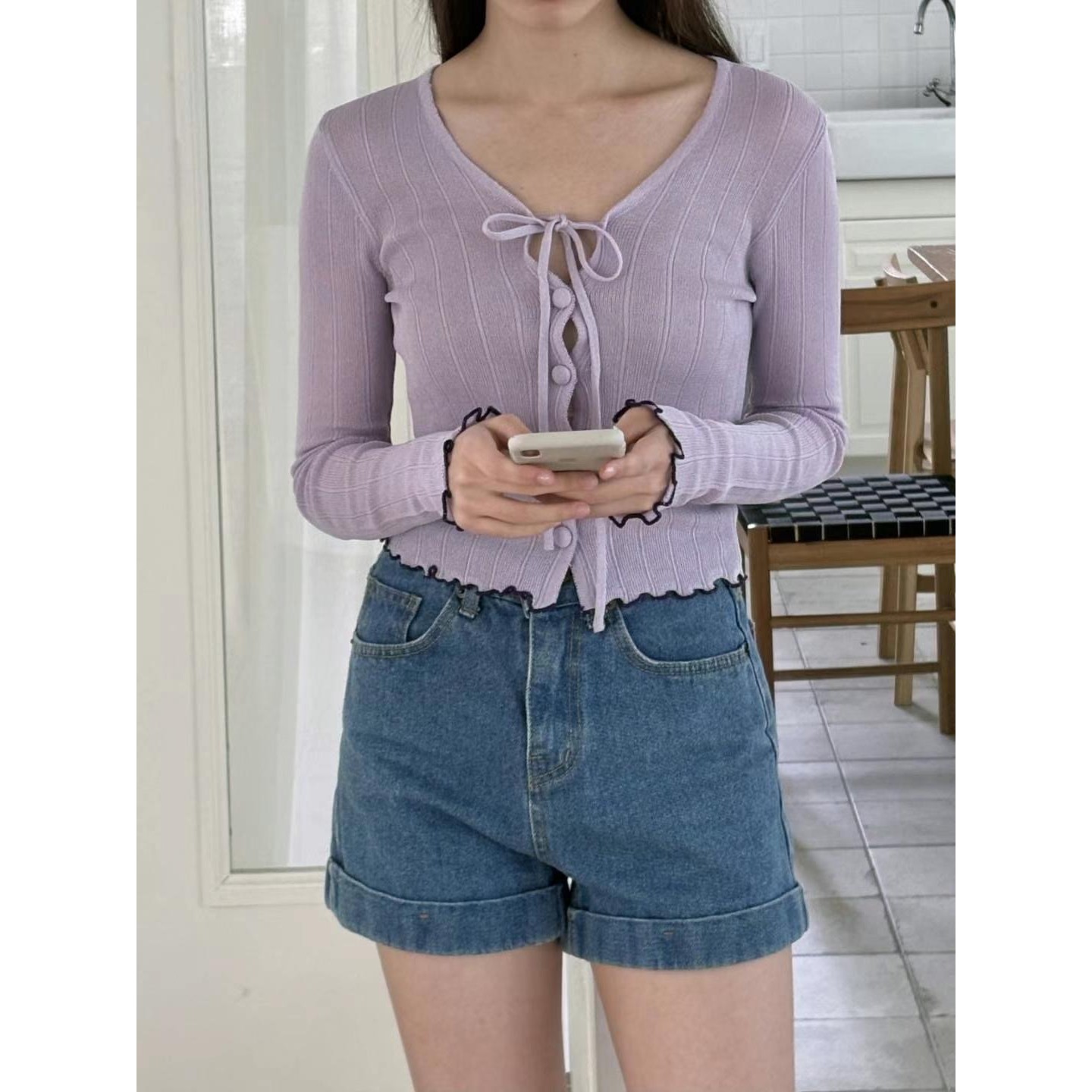 八0725韩国东大门运动户外针织衫区4354711舒适夏季简洁正品原宿