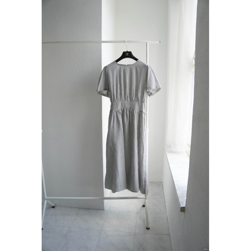 九0613韩国东大门连衣裙区Adorable-8555659清新通勤炸街纯色时装