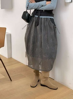 九1021韩国东大门户外半身裙区softness-8675011秋季端庄通勤精致