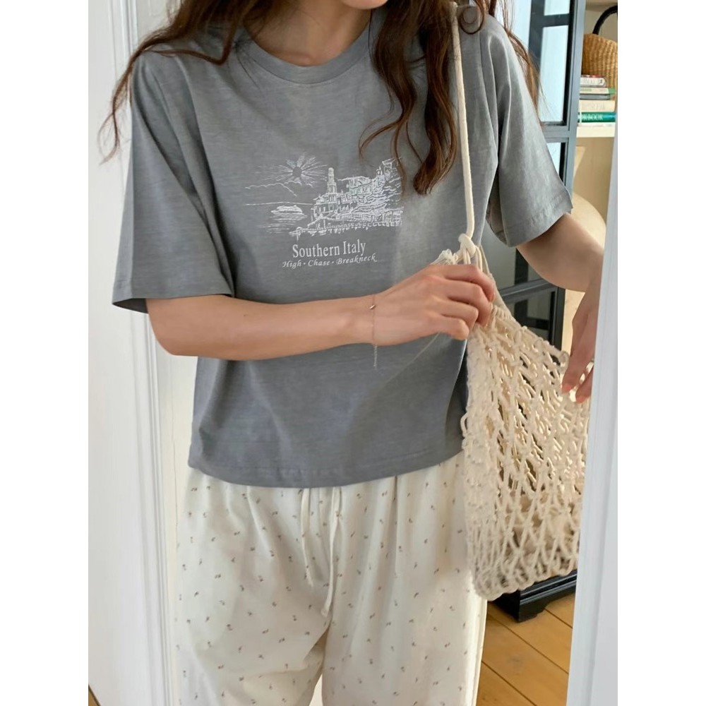 九0812韩国东大门t恤区doubleJ-8606713休闲高档直邮知性人气潮流