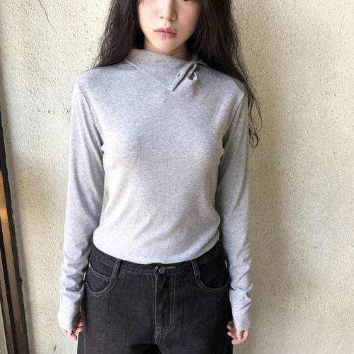 六1213韩国正品green-s-ee1069 T恤区精致秋季高端通勤新潮纯色