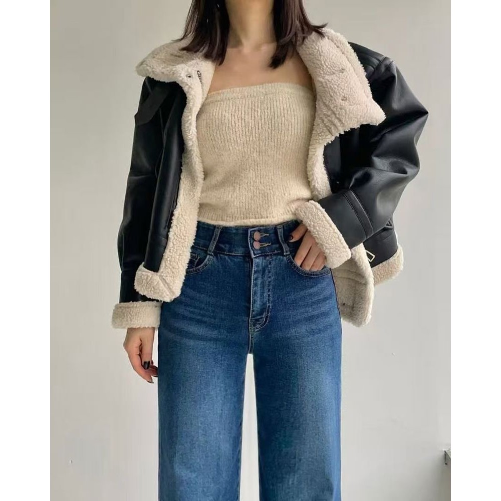 九1117韩国东大门运动牛仔裤区HowLuk-8699712经典秋季洋气通勤