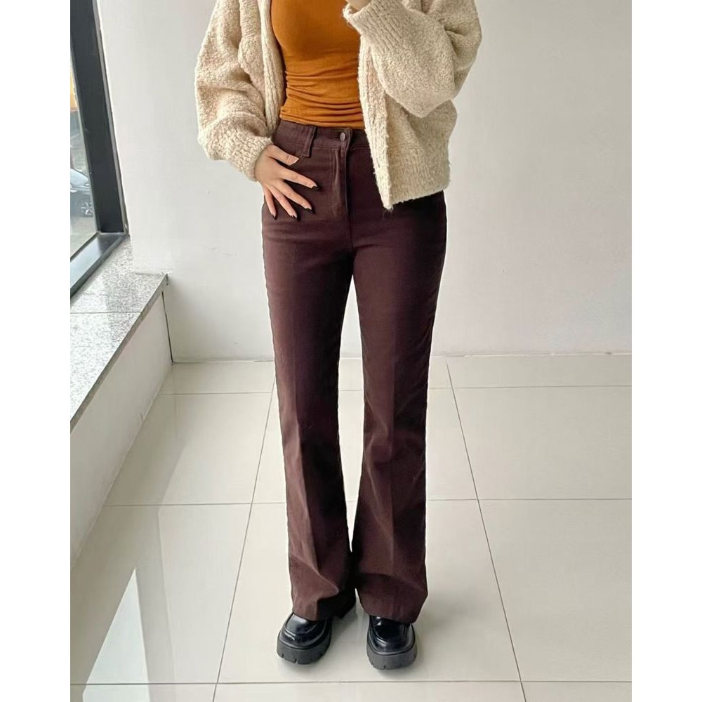 九1117韩国东大门休闲长裤区HowLuk-8699708潮流直邮学院人气简约