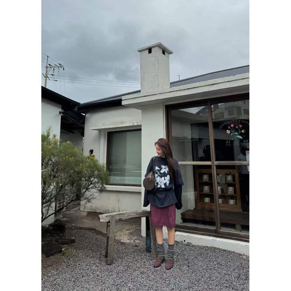 九0924韩国东大门t恤区EGGIS-8653353洋气通勤新潮纯色流行正品