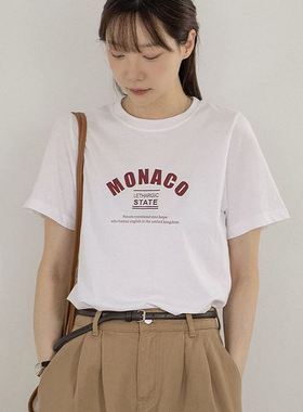 六0821韩国正品mis-s-can-dy-233333 T恤区夏季精致正品简约休闲