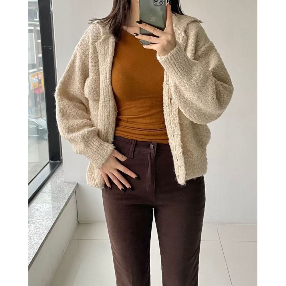 九1117韩国东大门休闲长裤区HowLuk-8699709秋季街头通勤优雅冬季