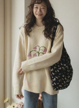 六1213韩国正品queen-s-pider-17276 针织衫区修身甜美端庄秋冬