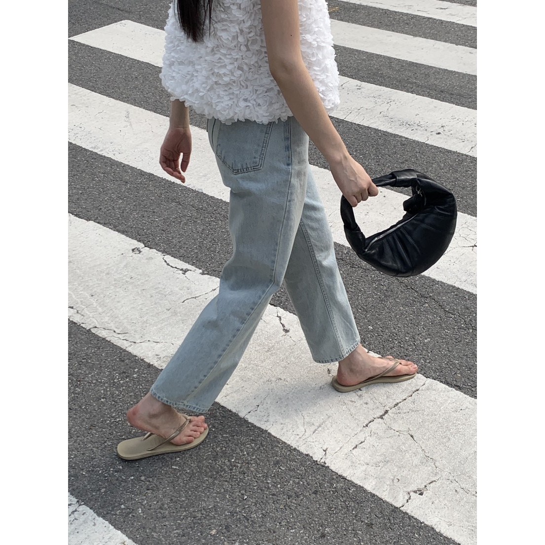 八0529韩国东大门运动牛仔裤区4256475夏款原宿新款独特直邮学院