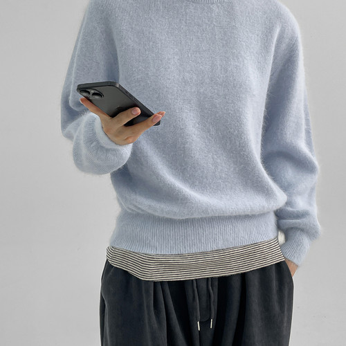 三1220韩国官网Blackup-t38159区女针织衫流行秋季修身通勤独特