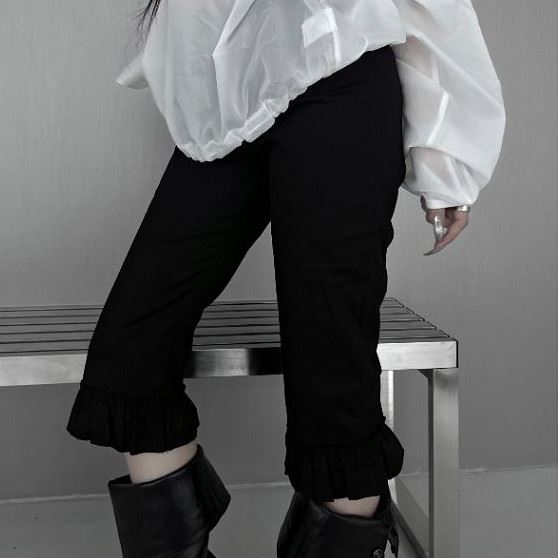 六0821韩国正品urb-an-un-ique1829 裤子区炸街秋季个性通勤风格