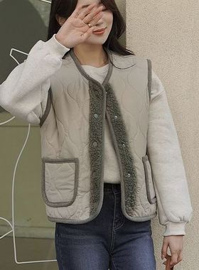 六1213韩国正品83242 马甲区优雅韩版独特可爱个性冬季浪漫正品