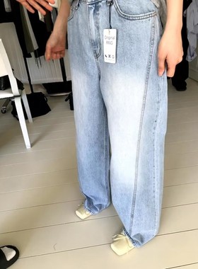 九0305韩国东大门运动牛仔裤区WEARE-8453328街头人气独特春季