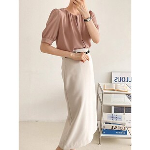 8753251档口直邮别致人气高档春季 区OPN 九0322韩国东大门衬衫