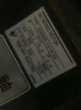 议价安川空轴伺服电机 USADEM-13-NT24，USADEM可维修