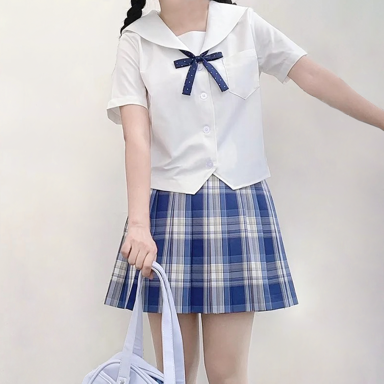 衬衫黑白名古屋襟百搭jk制服