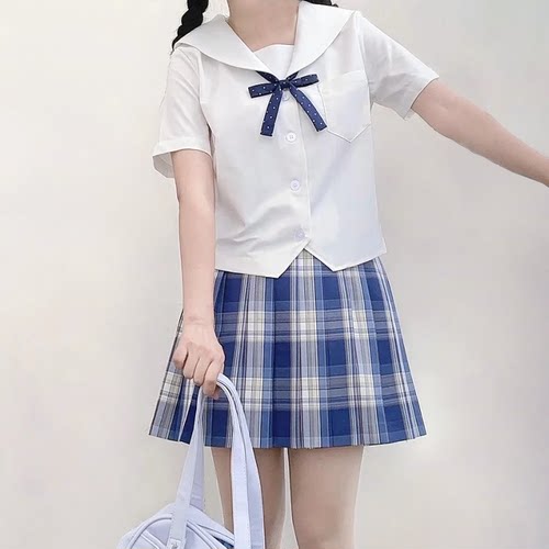 衬衫黑白名古屋襟百搭jk制服
