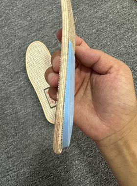 艾草亚麻鞋垫男士防臭透气吸汗手工纯棉布除臭留香型全棉夏大码