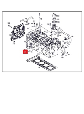 适用于奔驰M271 M274 W211 W212 W204 CLK SLK C200缸盖水堵盖