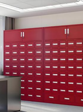 钢制中药柜抽屉式多格铁皮中草药存放柜门诊加厚药厨百子柜调剂台