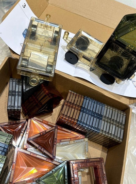 大自然磁力儿童益智玩具宝宝彩窗磁性贴片磁铁强磁拼图拼装积木