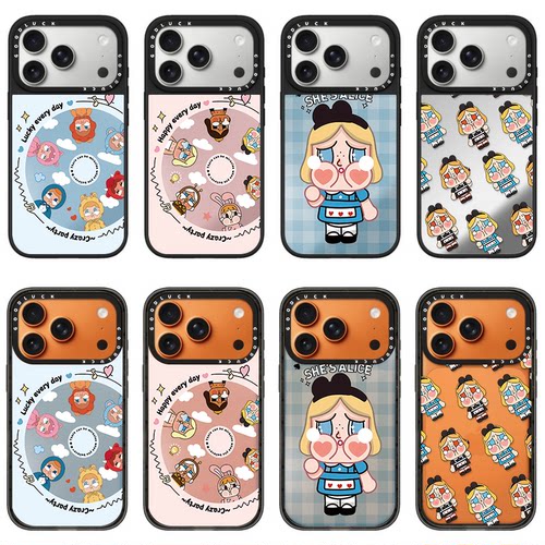 C家ASETi华强北适用iPhone苹果18promax手机壳15promax/13promax/Air蓝色唱片环绕哭娃18pro创意17pro亚克力