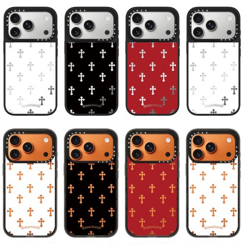 C家ASETi华强北十字架适用iPhone苹果17promax手机壳13promax/16/17pro全包14promax亚克力15plus保护套14女