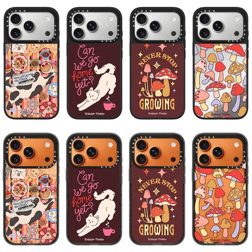 C家ASETi华强北适用iPhone苹果18promax手机壳Air/15promax/17promax美食两只猫咪13promax亚克力14promax女