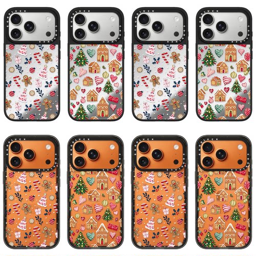C家ASETi适用iPhone苹果18promax手机壳15promax/18/17promax糖果圣诞元素13promax磁吸Air补妆镜子18pro女