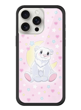 联名款代购卡通北极熊公主手机壳适用iPhone17ProMax/17 AiR/17 Pro防摔手机壳iphone卡通16pro女新款壳