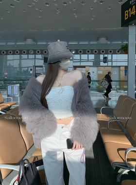 F PROJECT【1/8 20:00pm】狐狸毛编织皮草外套