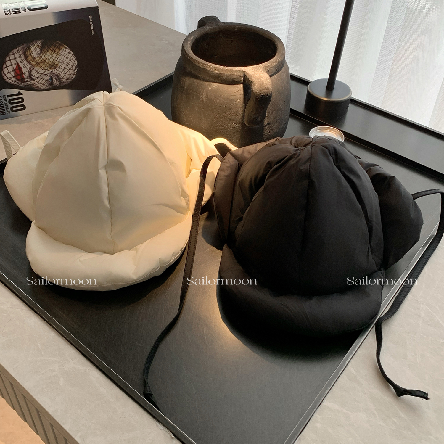 F PROJECT【班尼雪顶】90白鸭绒保暖护耳雷锋帽防寒韩版护耳帽女