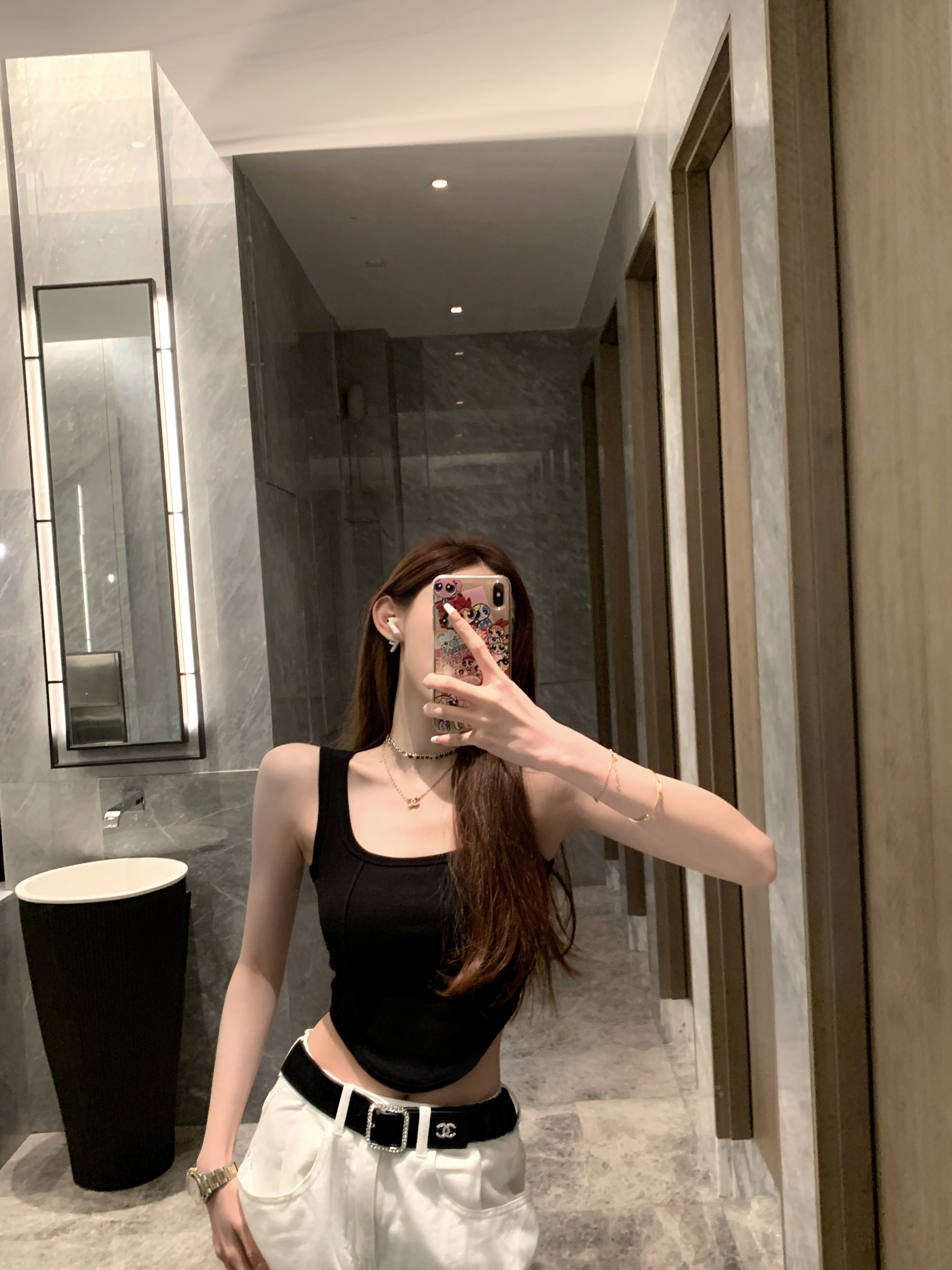 修身显瘦吊带背心
