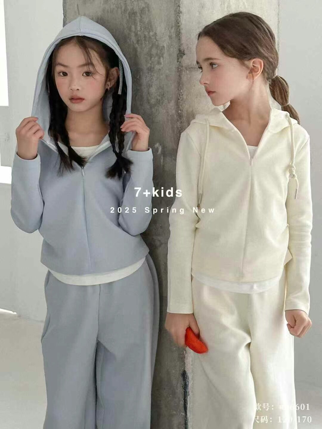女童卫衣套装春秋款2025新款套装